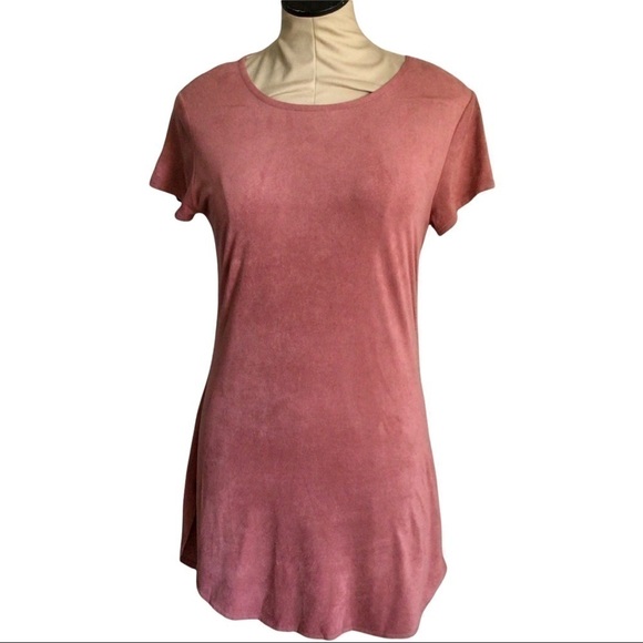PINK Mini T Shirt Dress by TMG New York Y2K 90’s Vintage Juniors XL or Women’s S - Picture 9 of 9